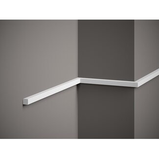 Lijst & Ornament Plint MD010 (15 x 15 mm), lengte 2 m