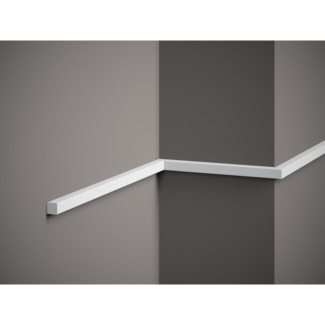 Lijst & Ornament Plint MD010 (15 x 15 mm), lengte 2 m