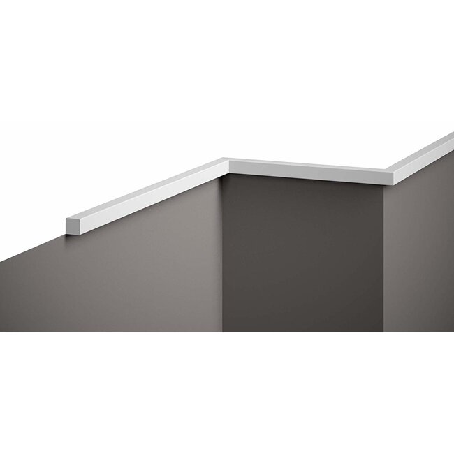Lijst & Ornament Plint MD010 (15 x 15 mm), lengte 2 m