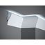 Lijst & Ornament Plint LED QL010 (120 x 42 mm), lengte 2 m