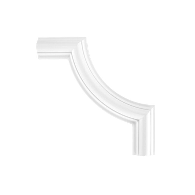 Grand Decor CR810A hoekbochten (205 x 205 mm), polyurethaan, set (4 hoeken)