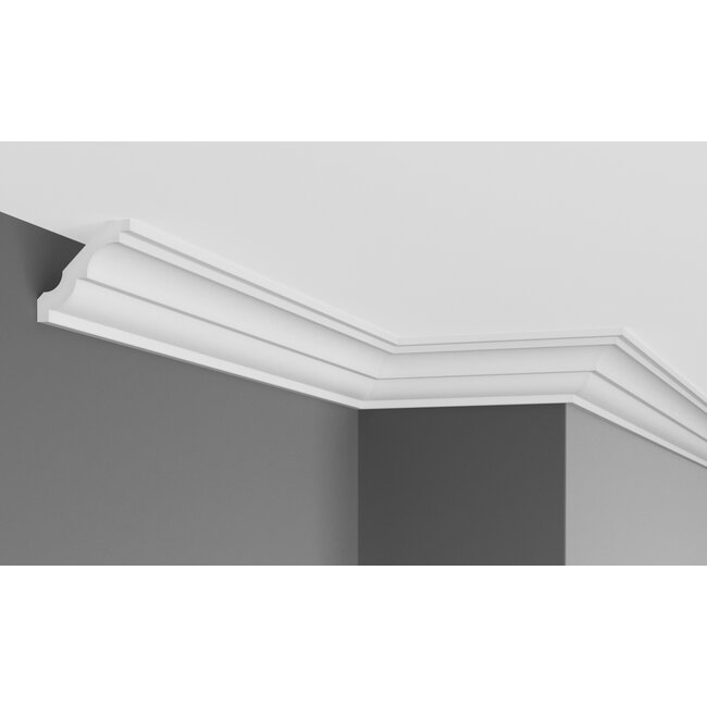 Grand Decor Kroonlijst P809 (64 x 60 mm), polyurethaan, lengte 2 m