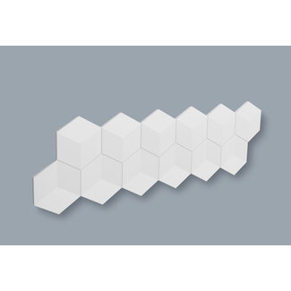 NMC 3D Wallpanel Cube (1135 x 350 x 24 mm)  - 6 Wandpanelen