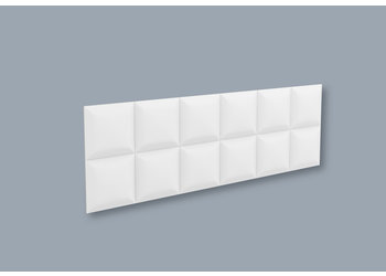 NMC 3D Wallpanel / Wandpaneel Square Polyurethaan (1135 x 380 x 30 mm) - 5 Wandpanelen