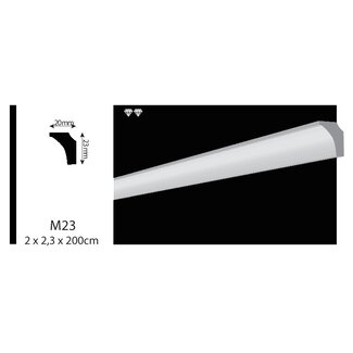 Vidella VM23 (20 x 23 mm), lengte 2 m