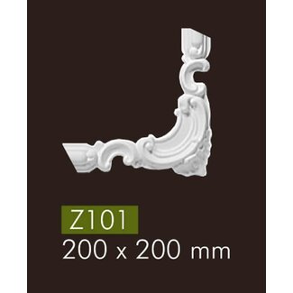 NMC Z101 hoekbochten (200 x 200 mm), set (= 4 stuks)