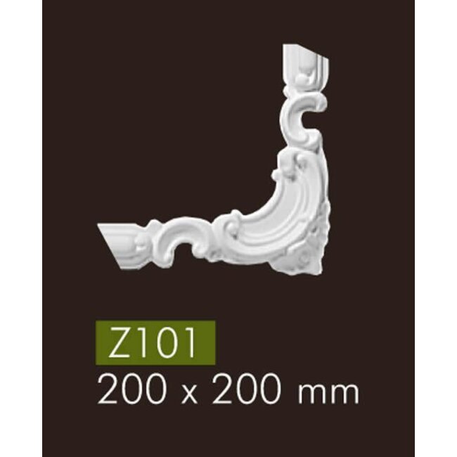 NMC Z101 hoekbochten (200 x 200 mm), set (4 hoeken)