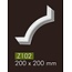 NMC Z102 hoekbochten (200 x 200 mm), set (= 4 stuks)