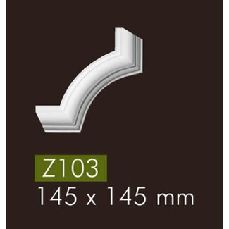 NMC Z103 hoekbochten (145 x 145 mm), set (= 4 stuks)
