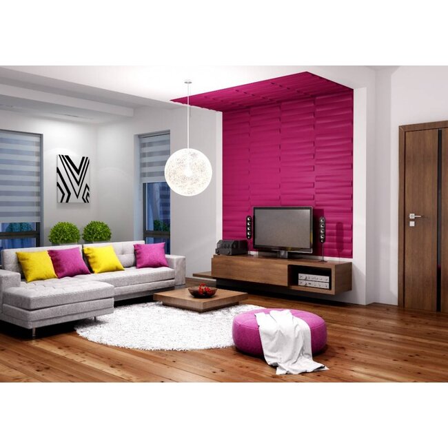 Vidella 3D Wandpaneel Passionnes (prijs per pak à 2 m2)