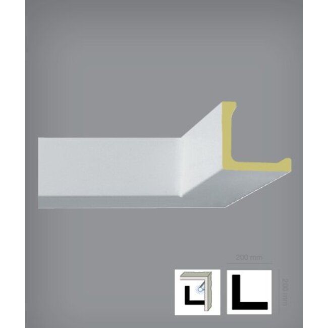 Bovelacci Classicstyl C3227 (20 x 20 cm) Kroonlijst Indirecte Verlichting