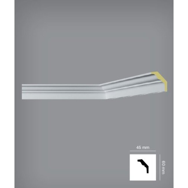 Bovelacci Classicstyl C3018 (60 x 45 mm), lengte 2 m Z18 OP=OP