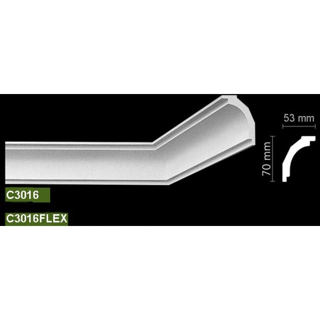 Bovelacci Classicstyl C3016 (70 x 53 mm), lengte 2 m Z16