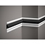 Lijst & Ornament Plint QL022 (20 x 10 mm), lengte 2 m