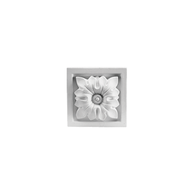 Grand Decor Ornament D401 (9 x 9 Ñ… 2,6 cm), polyurethaan