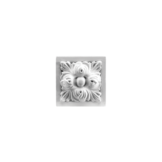 Grand Decor Ornament D490 (9,5 x 9,5 Ñ… 4 cm), polyurethaan