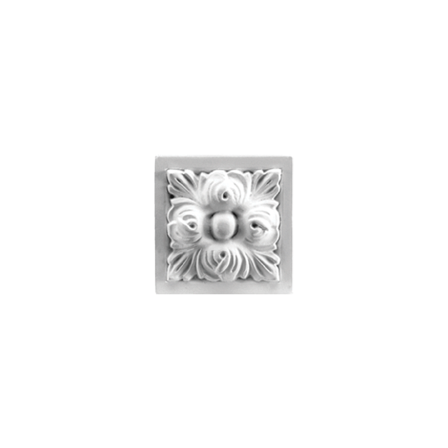 Grand Decor Ornament D490 (9,5 x 9,5 Ñ… 4 cm), polyurethaan
