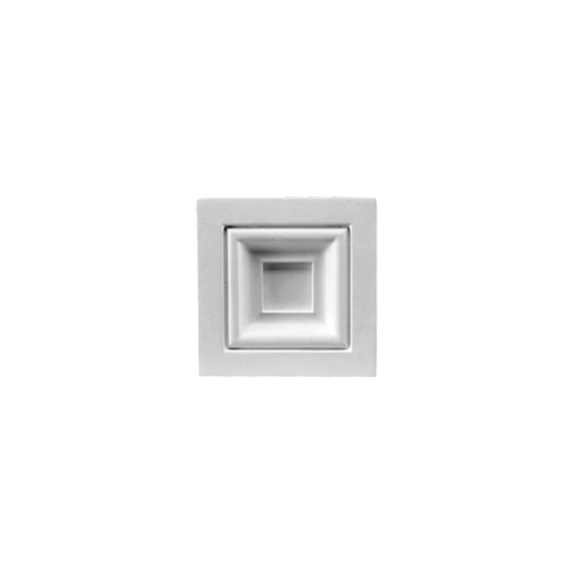 Grand Decor Ornament D493 (9,5 x 9,5 Ñ… 2,5 cm), polyurethaan