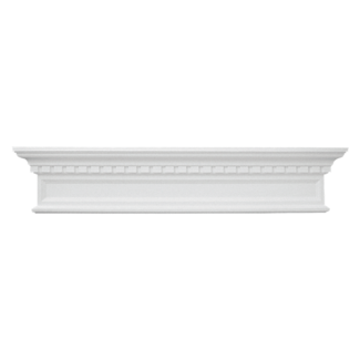 Grand Decor Fronton D419 (123,5 Ñ… 25 x 9 cm), polyurethaan
