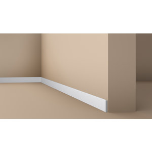 NMC Platte Plint Wallstyl /FL10 (49 x 8 mm), lengte 2 m