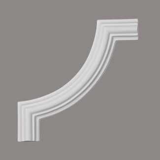 Grand Decor CR727A hoekbochten (130 x 130 mm), polyurethaan, set (4 hoeken)