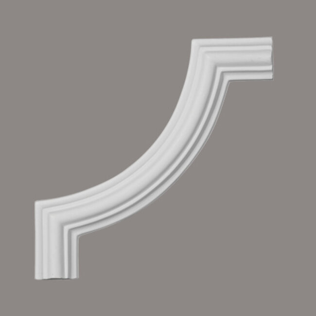 Grand Decor CR727A hoekbochten (130 x 130 mm), polyurethaan, set (4 hoeken)