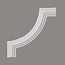 Grand Decor CR727A hoekbochten (130 x 130 mm), polyurethaan, set (4 hoeken)