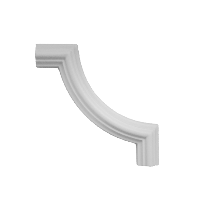 Grand Decor CR727A hoekbochten (130 x 130 mm), polyurethaan, set (4 hoeken)