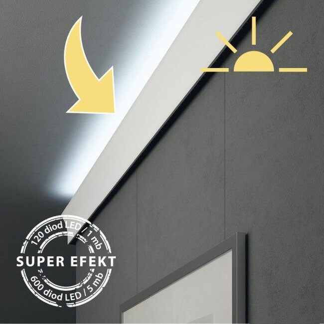 Vidella 5 meter LED systeem, warm led-licht one direction