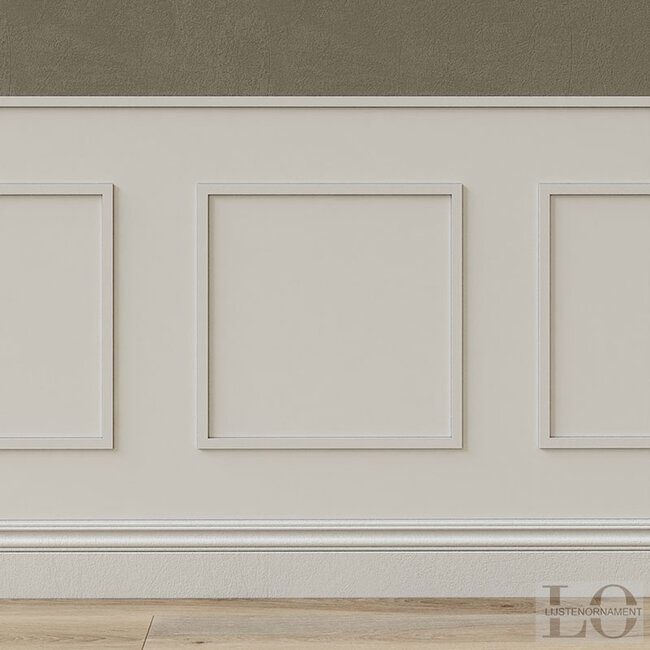 Lijst & Ornament Plint MD012 (20 x 5 mm), lengte 2 m