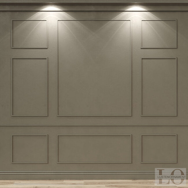 Lijst & Ornament Plint MD012 (20 x 5 mm), lengte 2 m