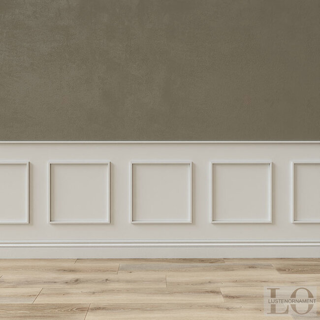 Lijst & Ornament Plint MD010 (15 x 15 mm), lengte 2 m