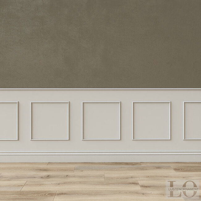 Lijst & Ornament Plint MD003 (22 x 10 mm), lengte 2 m