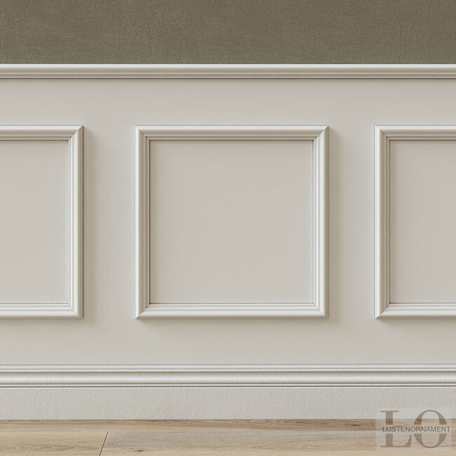 Lijst & Ornament Plint MD255 (39 x 20 mm), lengte 2 m