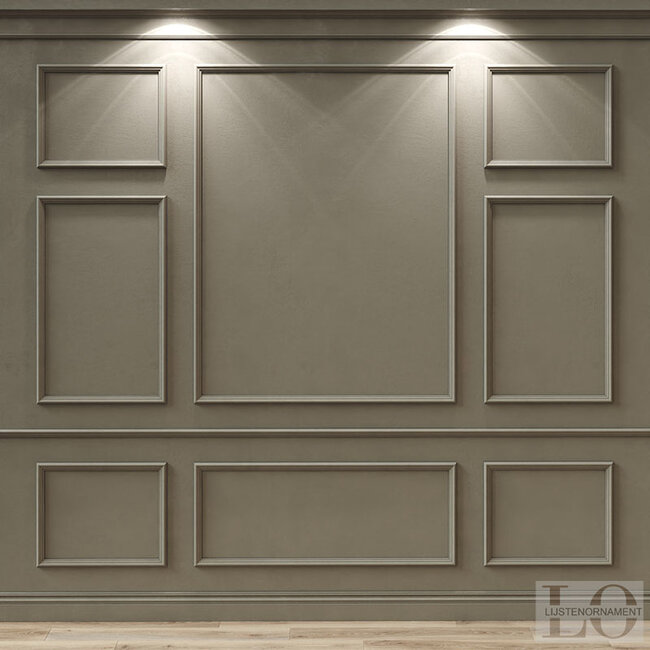 Lijst & Ornament Plint MD255 (39 x 20 mm), lengte 2 m