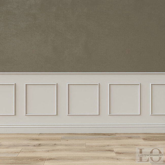 Grand Decor Kaderlijst CR954 / M220 (21 x 10 mm), polyurethaan, lengte 2 m