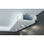 Tesori KD408 (195 x 80 mm), lengte 1,15 m, Koof LED voor indirecte / directe verlichting XPS