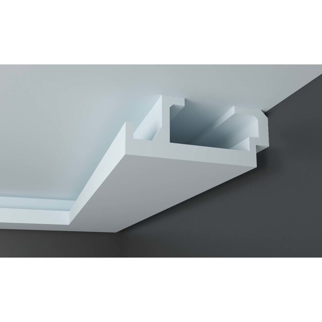 Tesori KD408 (195 x 80 mm), lengte 1,15 m, Koof LED voor indirecte / directe verlichting XPS