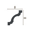 Grand Decor Plafondlijst P813 (80 x 80 mm), polyurethaan, lengte 2 m