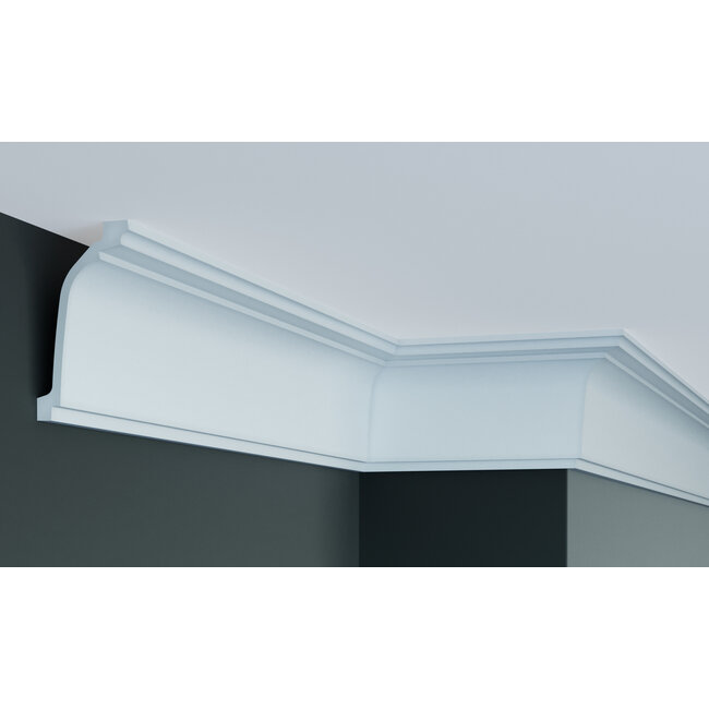 Grand Decor Kroonlijst P836 (124 x 58 mm), polyurethaan, lengte 2 m
