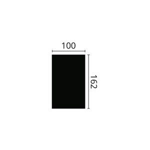 NMC Wallstyl Plintneut WB3 (162 x 100 mm), HDPS, Set (= 2 stuks)