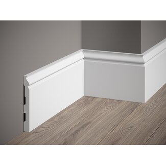 Lijst & Ornament Plint MD360 (137 x 18 mm), lengte 2 m