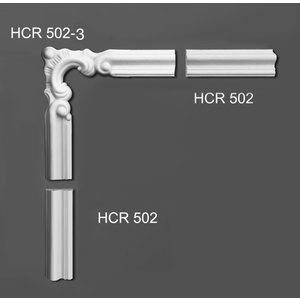 Grand Decor Wandlijst HCR502 (32 x 16 mm), HDPS, lengte 2 m