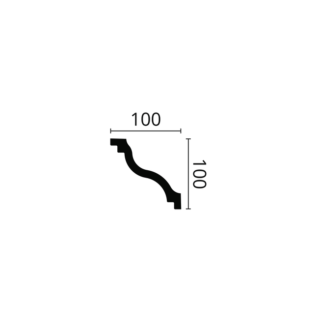 NMC Nomastyl Pure SL (100 x 100 mm), lengte 2 m