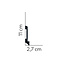 Lijst & Ornament Plint MD025 LED (110 x 27 mm), lengte 2 m
