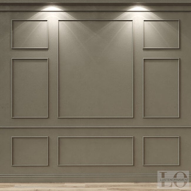 Lijst & Ornament Plint MD413 (25 x 12 mm), HDPS, lengte 2 m