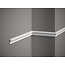 Lijst & Ornament Plint MD318 (33 x 15 mm), HDPS, lengte 2 m
