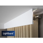 Lijst & Ornament Gordijnkoof LED QL036 (148 x 45 mm), lengte 2 m