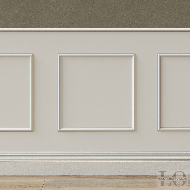 Lijst & Ornament Plint QL022 (20 x 10 mm), lengte 2 m