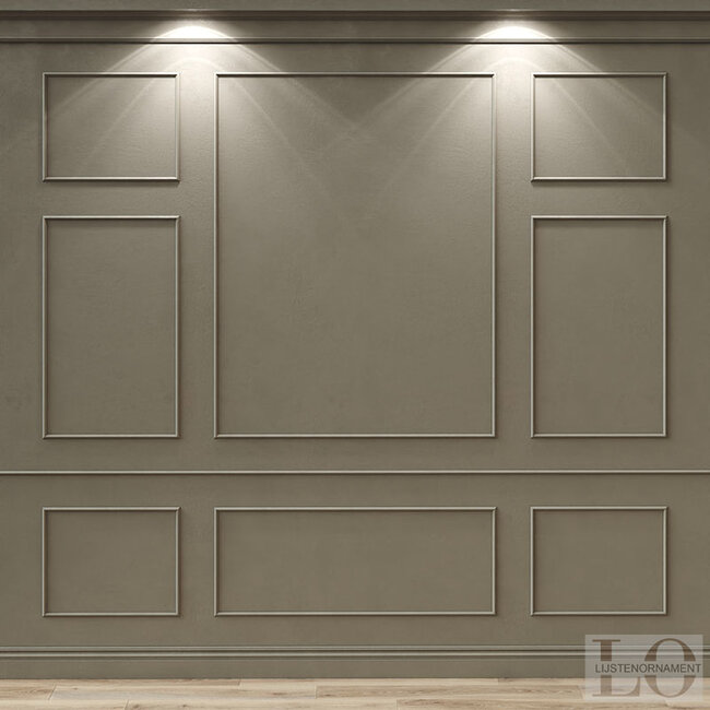 Lijst & Ornament Plint QL022 (20 x 10 mm), lengte 2 m